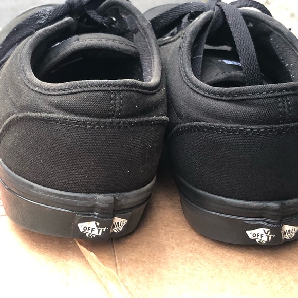 Vans (721356) Men's Black Skateboarding Shoes Sneakers Size 9.5 - Picture 6 of 10